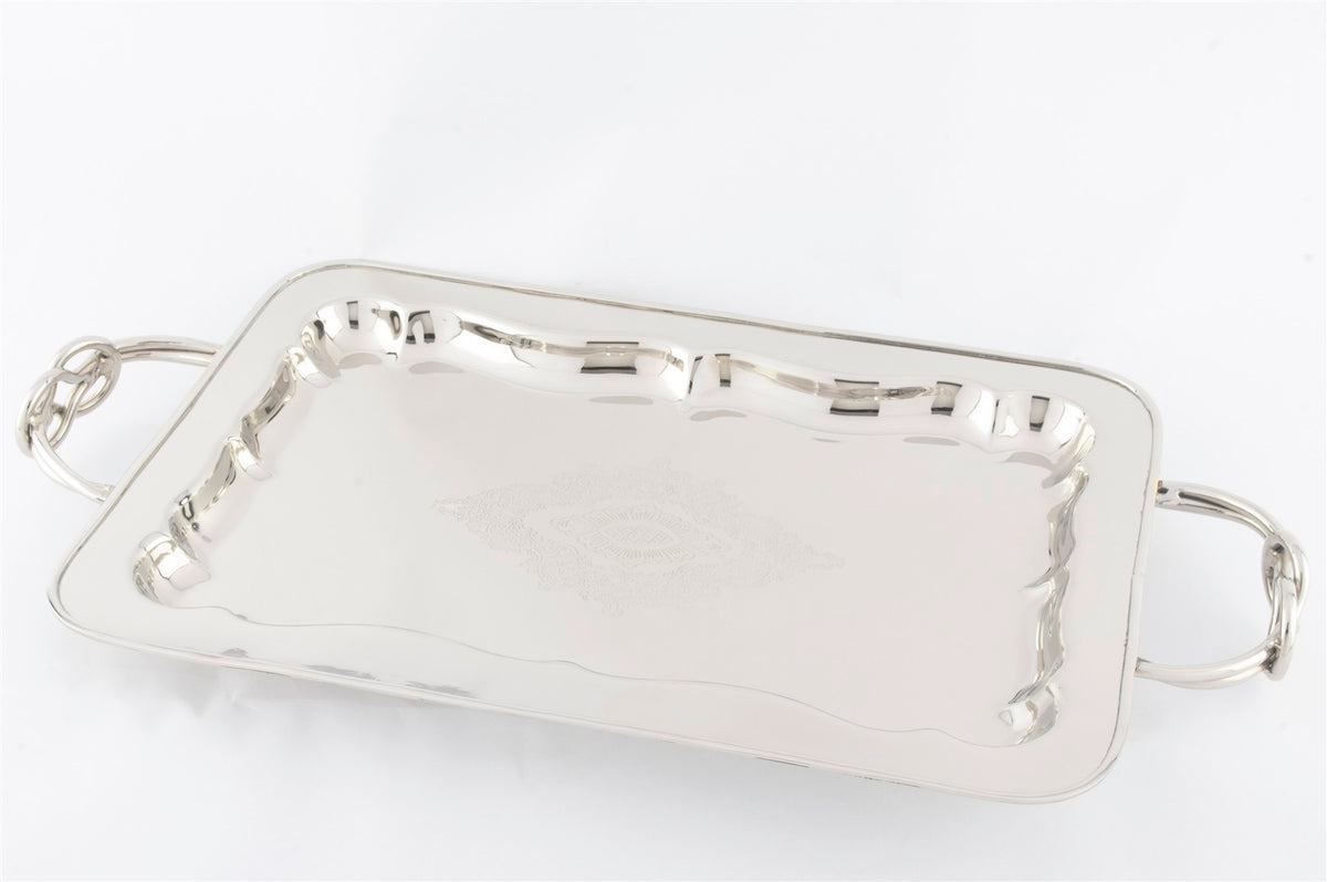 Mikasa Moor Sİlver Dekoratif Tepsi 51x27x6cm
