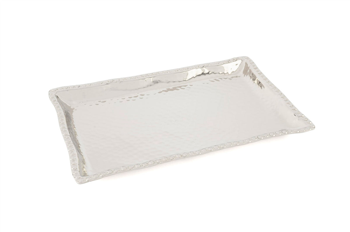 Mikasa Moor Silver Dövme Tepsi 36x23cm