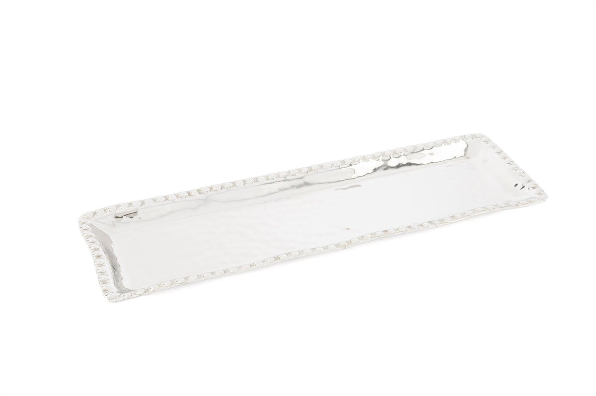 Mikasa Moor Silver Dövme Dikdrtgen Tepsi 12x37cm