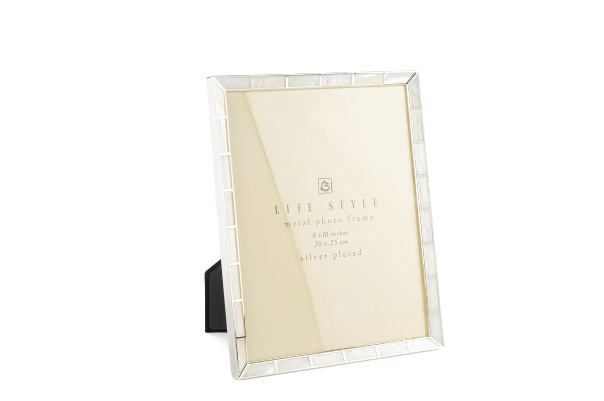 Mikasa Moor Silver Metal Kenarlı Sedefli Çerçeve 20x25cm