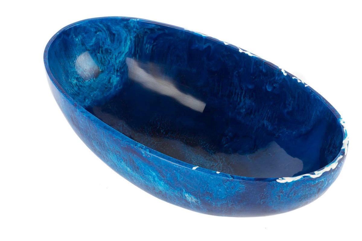 Mikasa Moor Koyu Mavi Oval Meyvalık 21x38x13cm