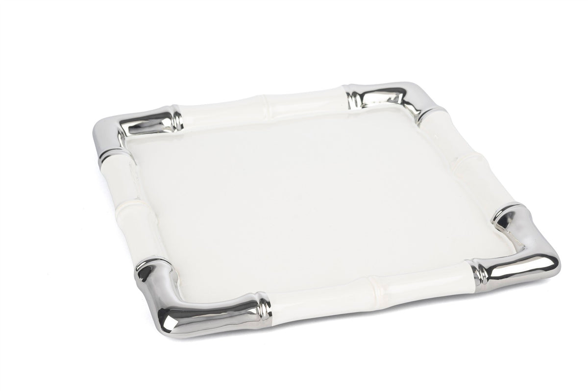 Mikasa Moor Beyaz Silver Kare Servis 30cm