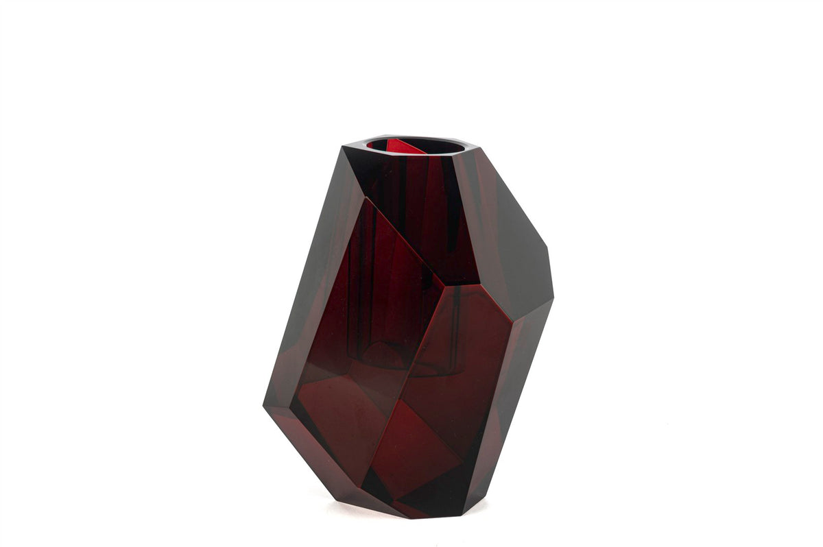 Mikasa Moor Kristal Kırmızı Vazo 20x10cm