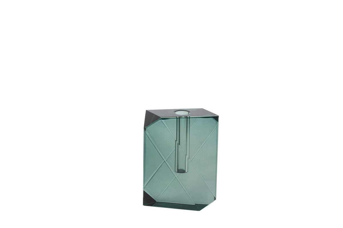 Mikasa Moor Kristal Yeni Mavi Çiçeklik Vazo 9x4x12cm