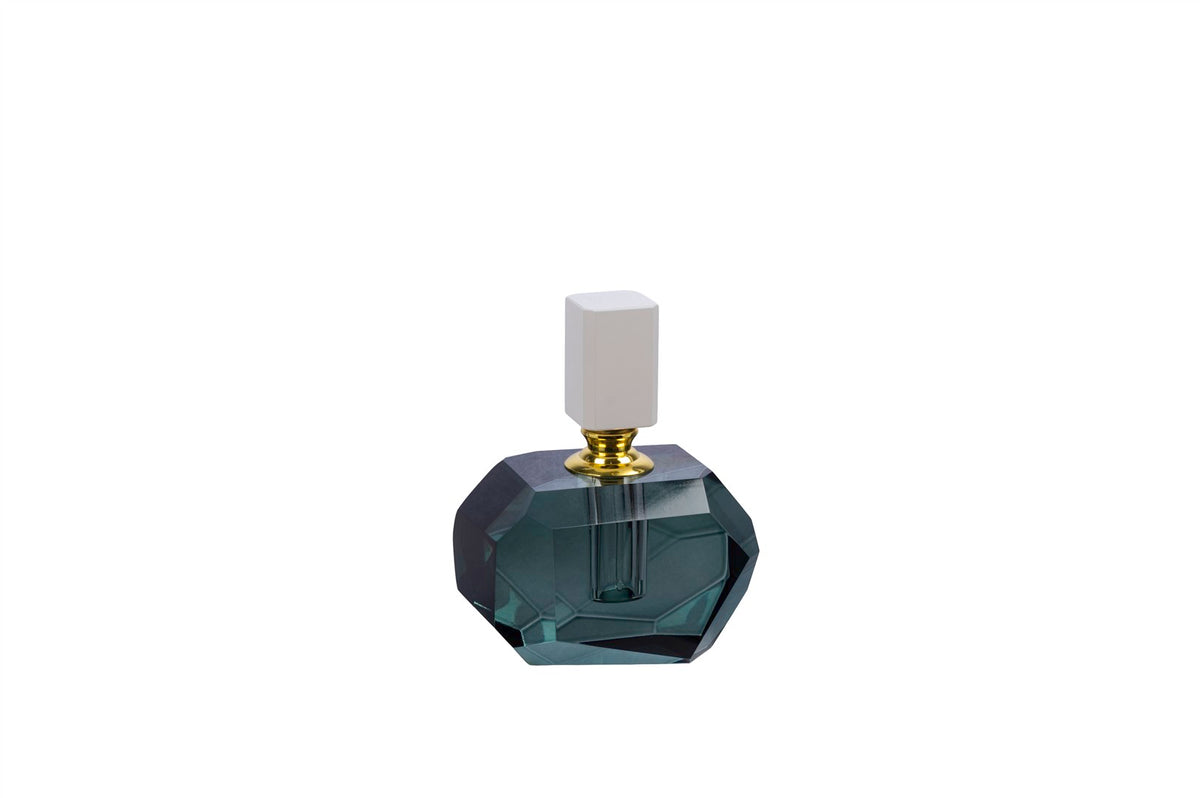 Mikasa Moor Kristal Yeni Mavi Opak Dekoratif Şişe 9x12cm