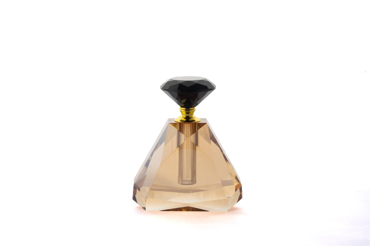 Mikasa Moor Krsital Amber Siyah Dekoratif Şişe 12x15cm