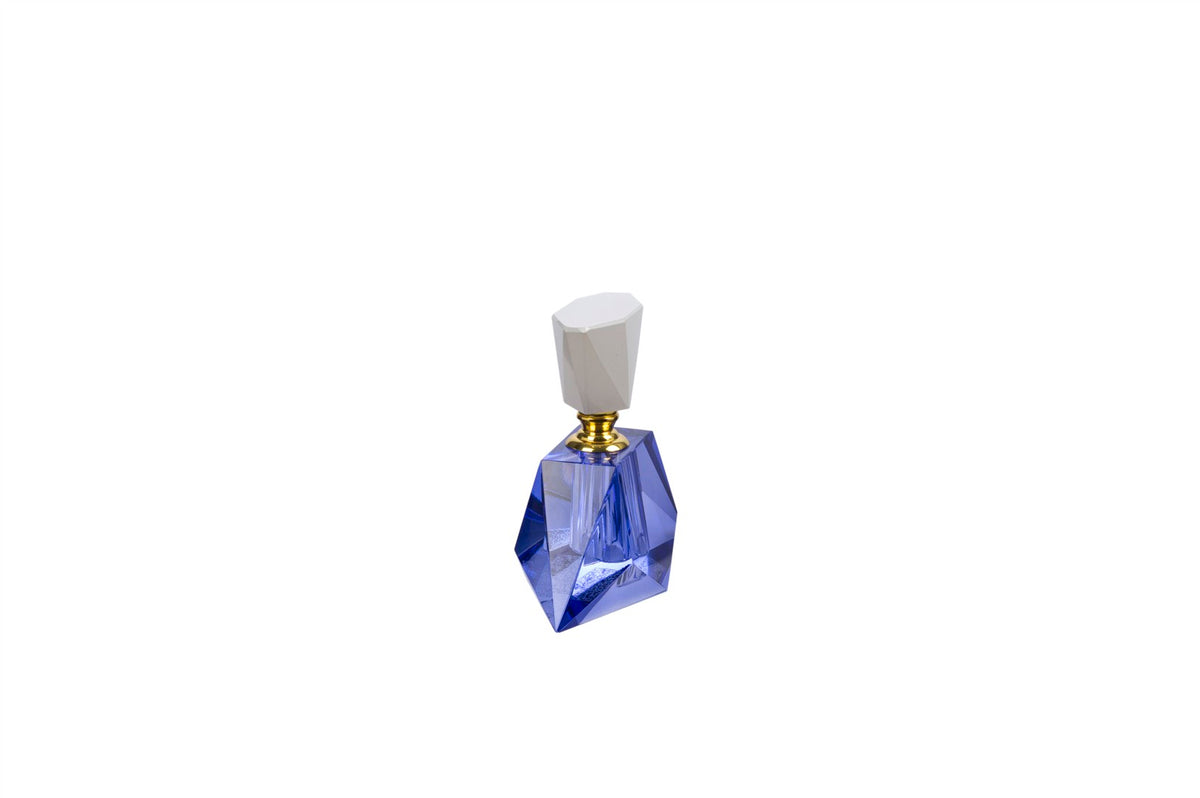 Mikasa Moor Kristal Mavi Opak Dekoratif Şişe 10x8cm