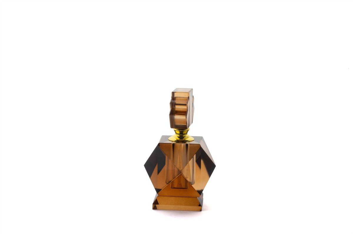 Mikasa Moor Kristal Amber Dekoratif Şişe 9x14cm