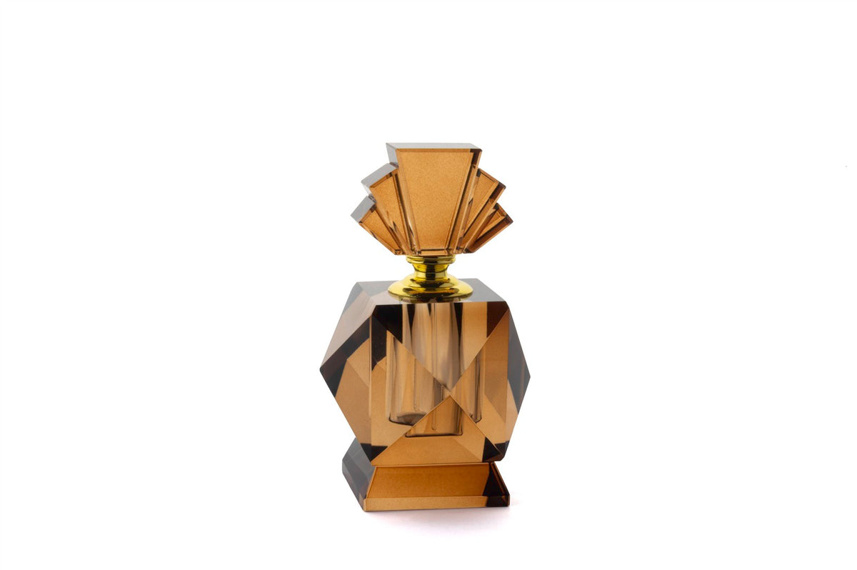 Mikasa Moor Kristal Amber Dekoratif Şişe 10x17cm