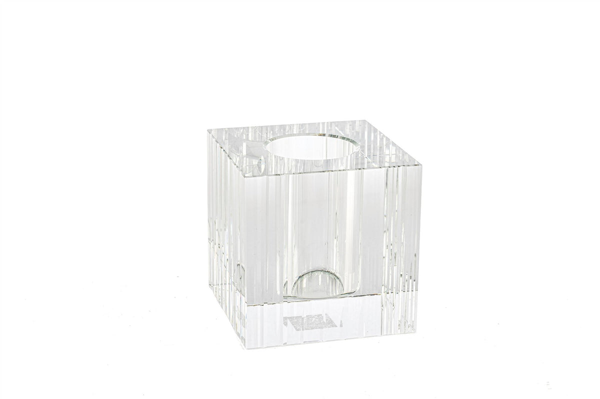 Mikasa Moor Şeffaf Küp Kristal Vazo 10cm
