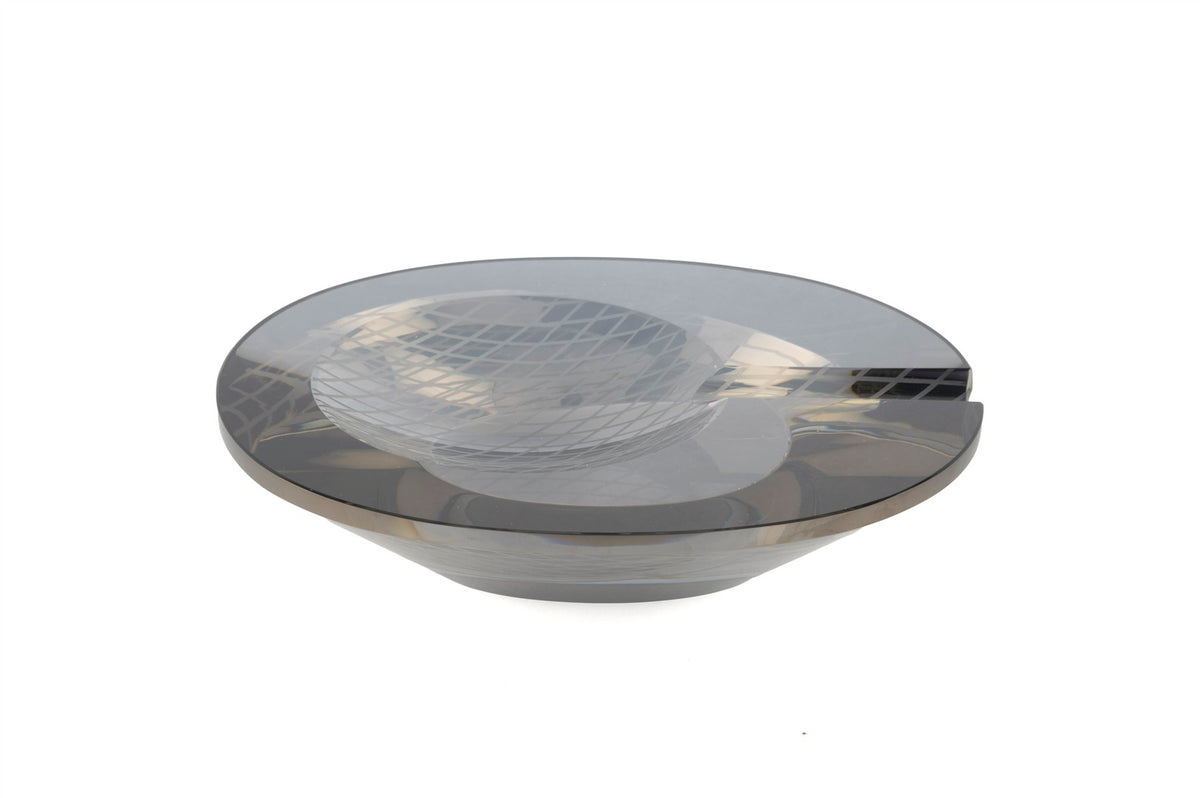 Mikasa Moor Füme Kristal Proluk 22x19x5cm