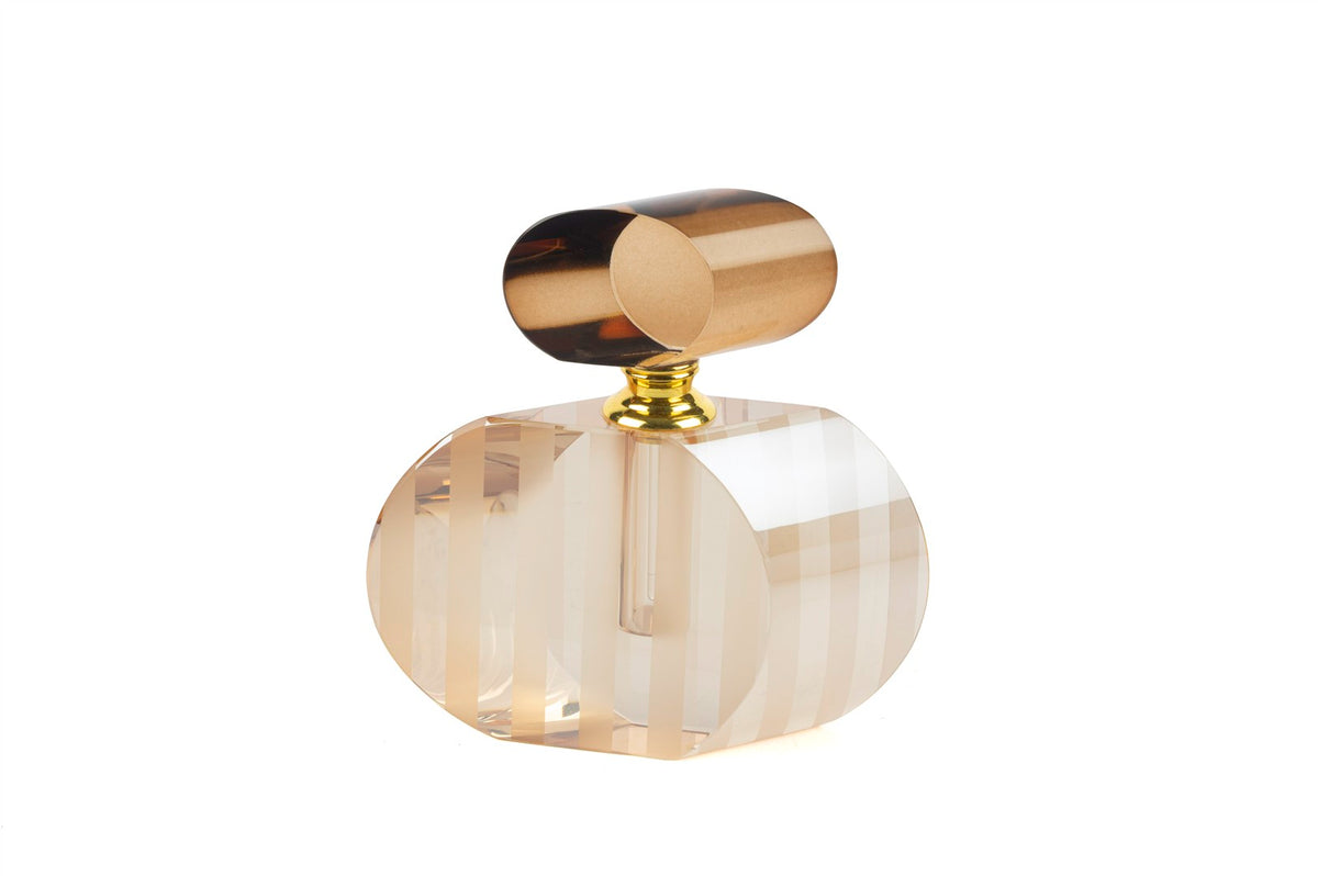 Mikasa Moor Kristal Amber Kristal Parfüm Şişesi 13cm