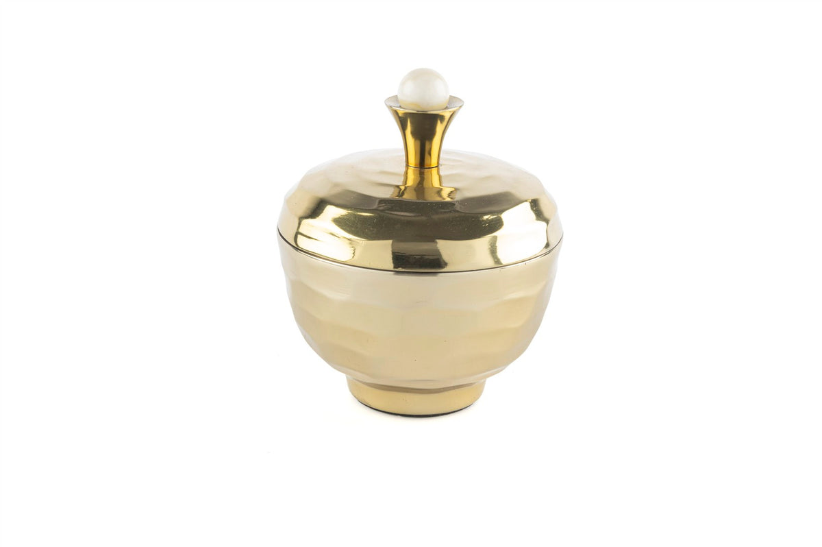 Mikasa Moor Mavis Gold Kapaklı Kutu 13x15cm