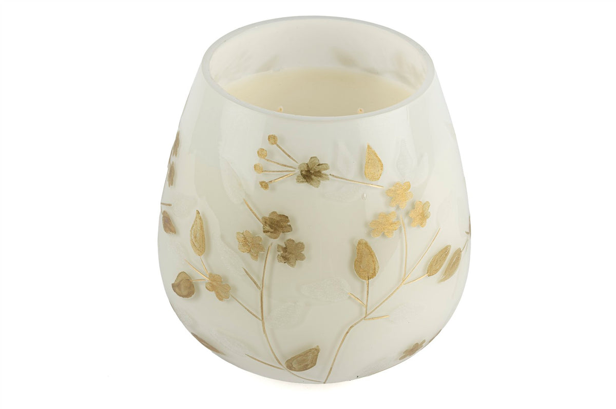 Mikasa Moor Krem Gold Flowers Woodland Musk Mum 13x12cm