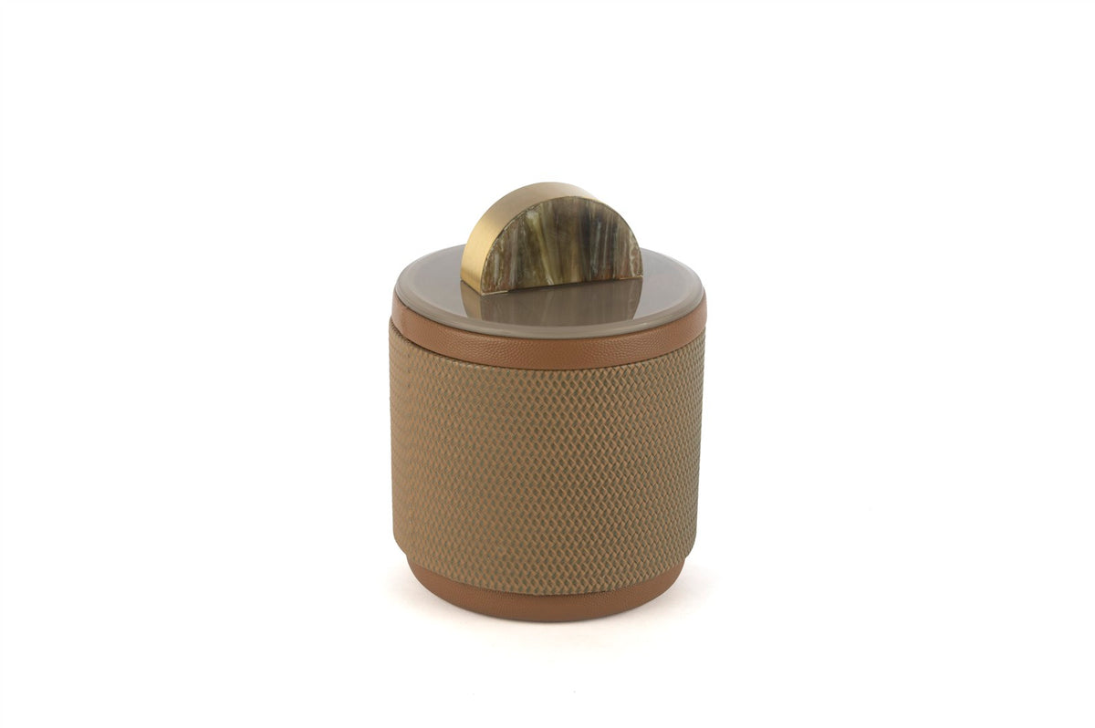 Mikasa Moor Cappuccıno Gold Kumaş Kapaklı Kutu 15x19cm