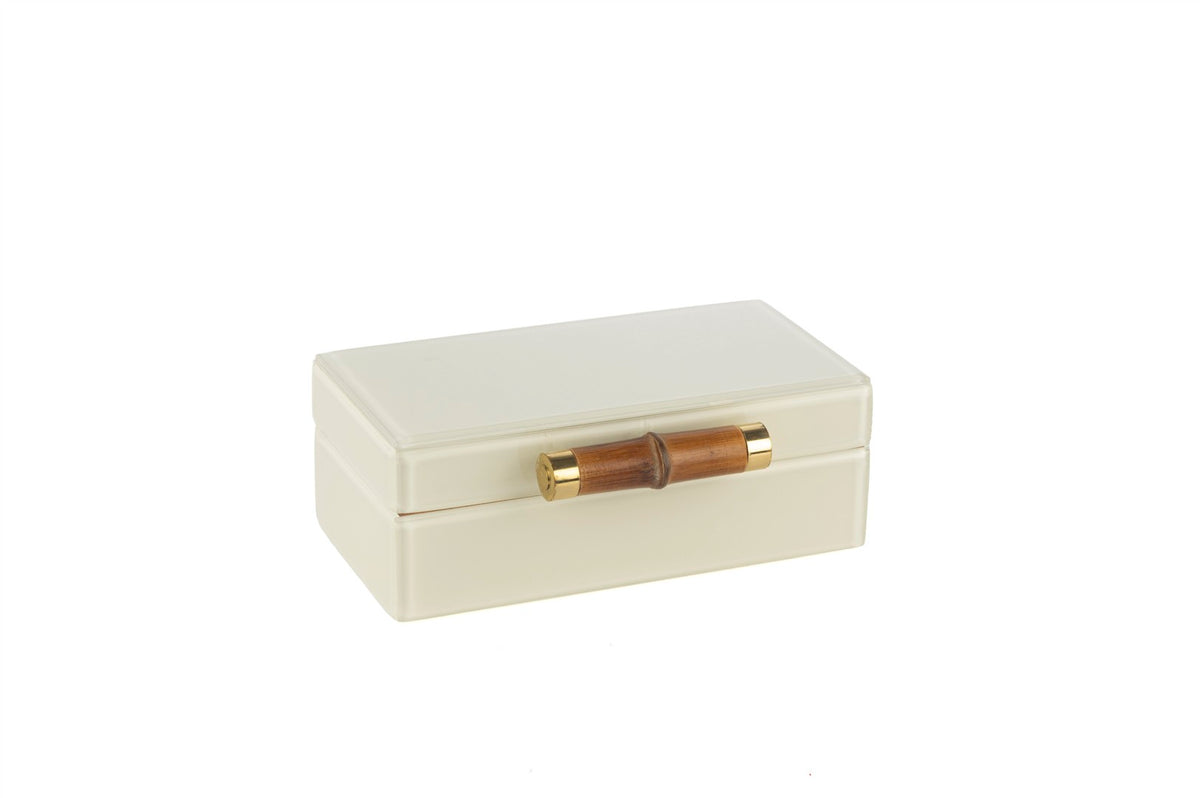 Mikasa Moor Krem Bambu Saplı Kutu 21x13x8cm