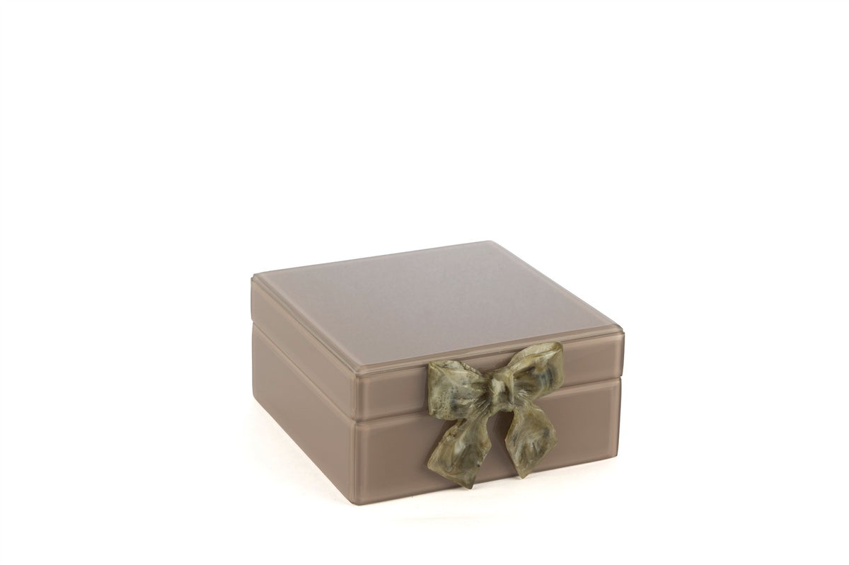 Mikasa Moor Cappuccıno Yeşil Mermer Fiyonklu Kutu 18x17x8cm