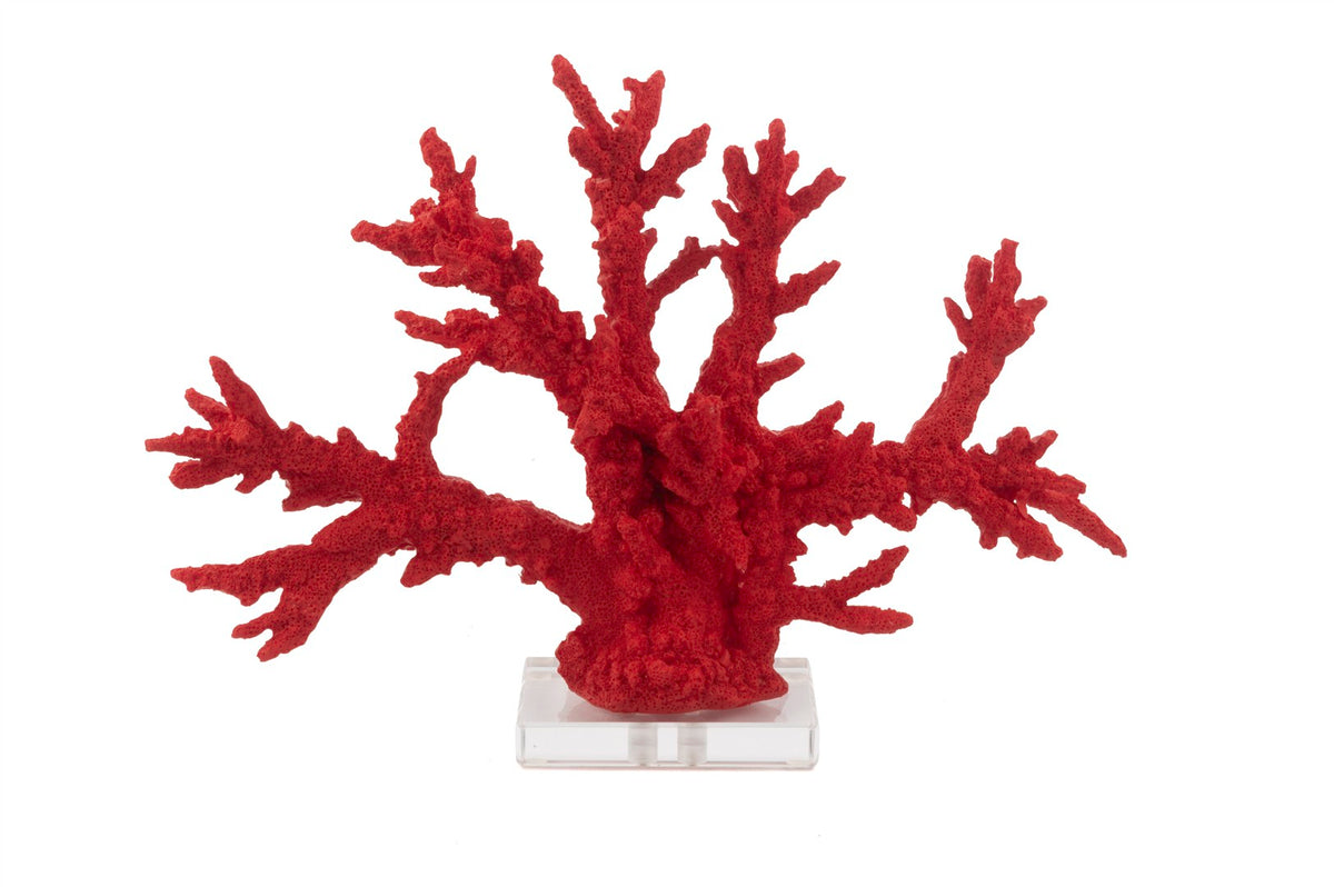 Mikasa Moor Kırmızı Resin Mercan Dekoratif Obje 40x28cm