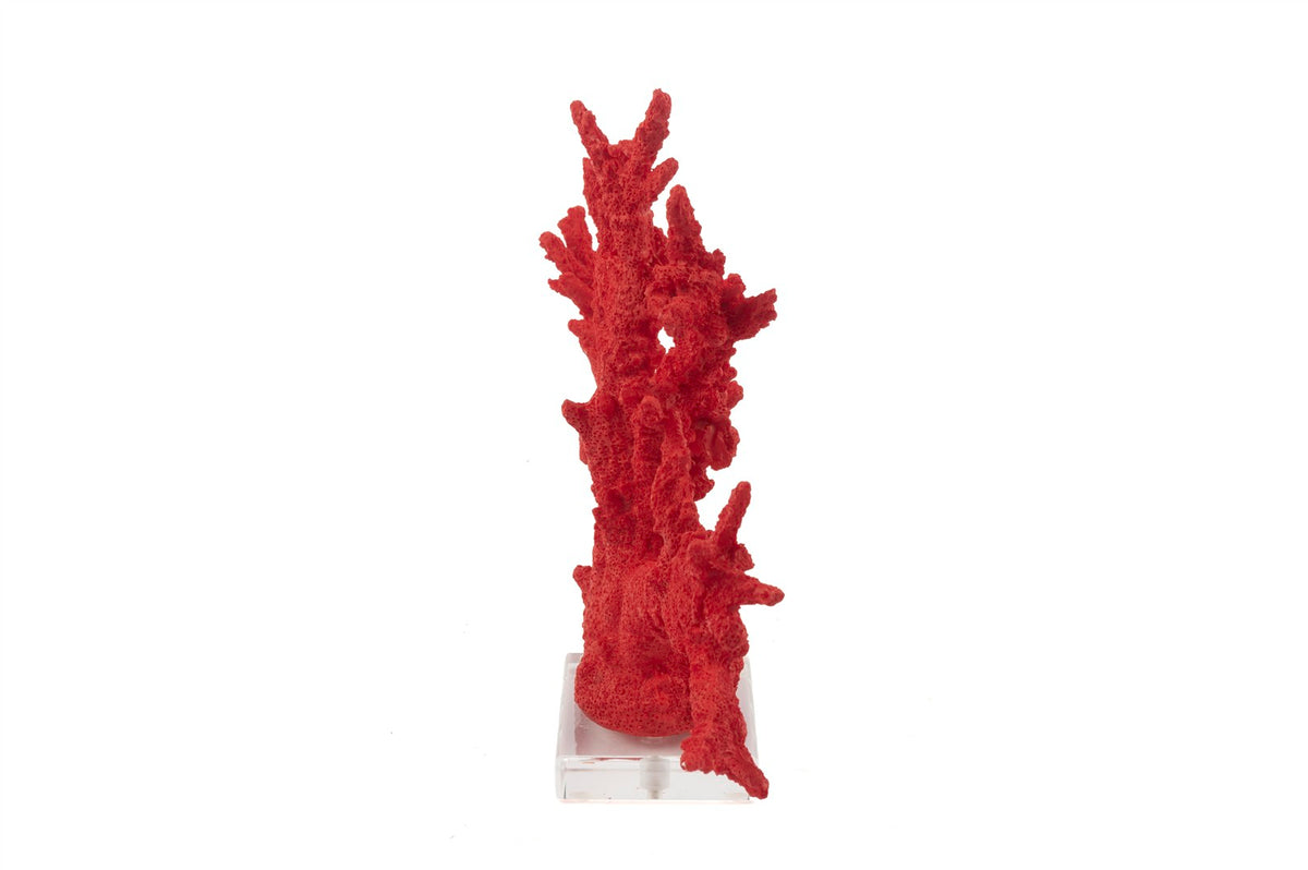 Mikasa Moor Kırmızı Resin Mercan Dekoratif Obje 40x28cm