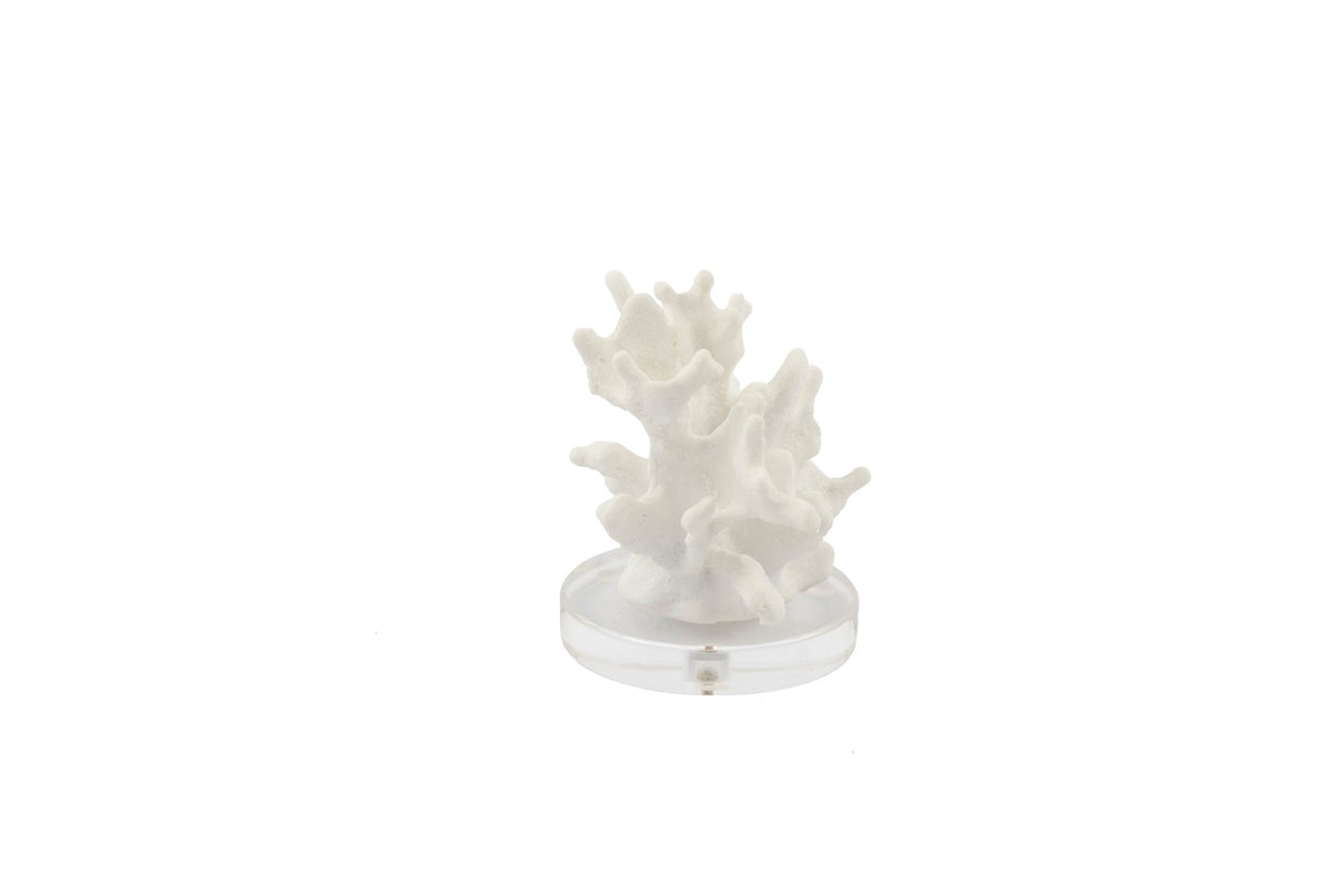 Mikasa Moor Beyaz Mercan Resin Dekoratif Obje 16x13cm