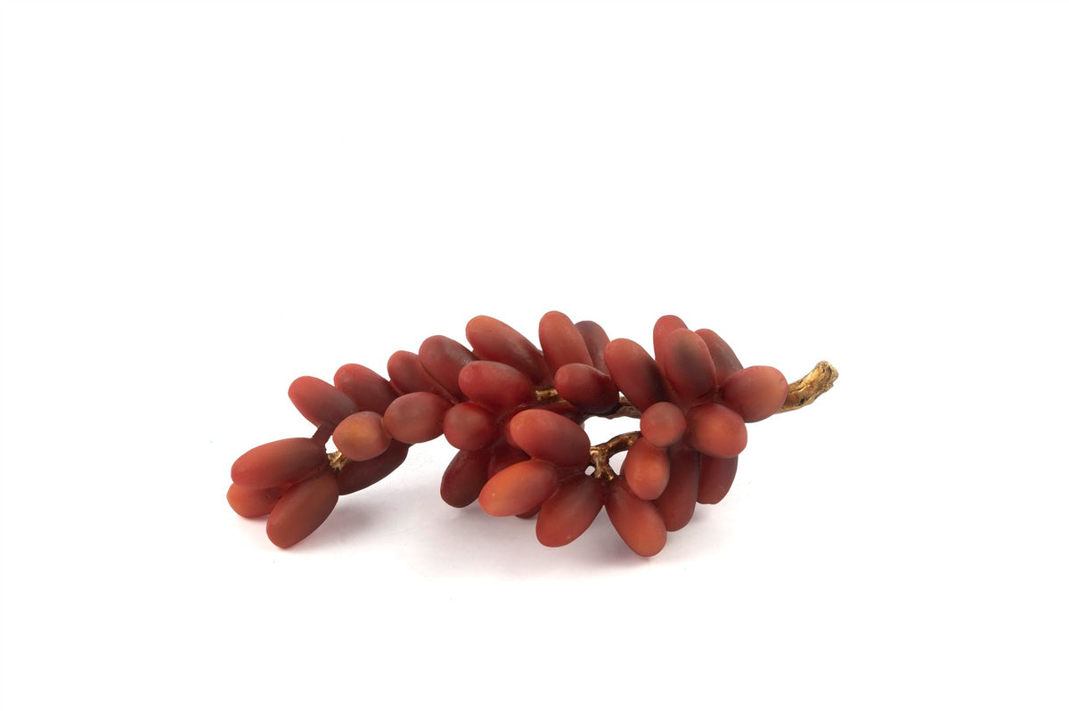 Mikasa Moor Kırmızı Dekoratif Resin Üzüm Obje 26x9cm