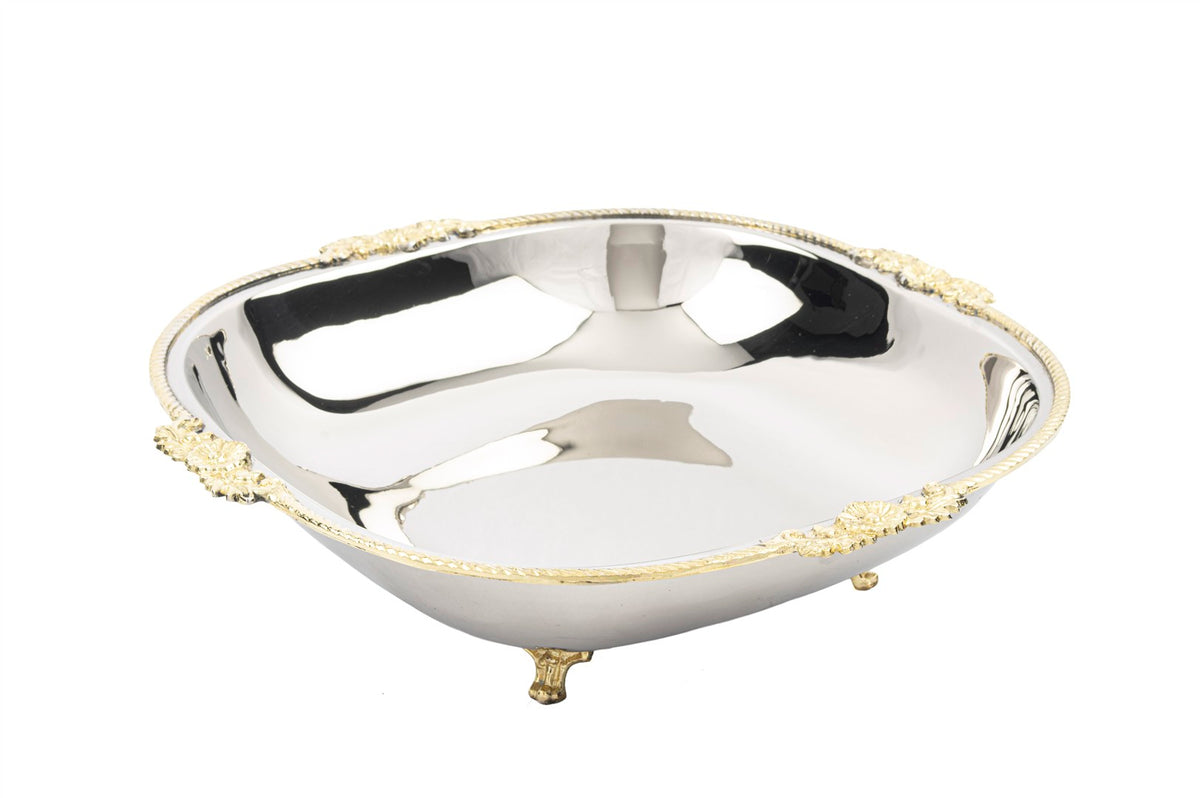 Mikasa Moor Gümüş Gold Ayaklı Sunumluk 30x8cm