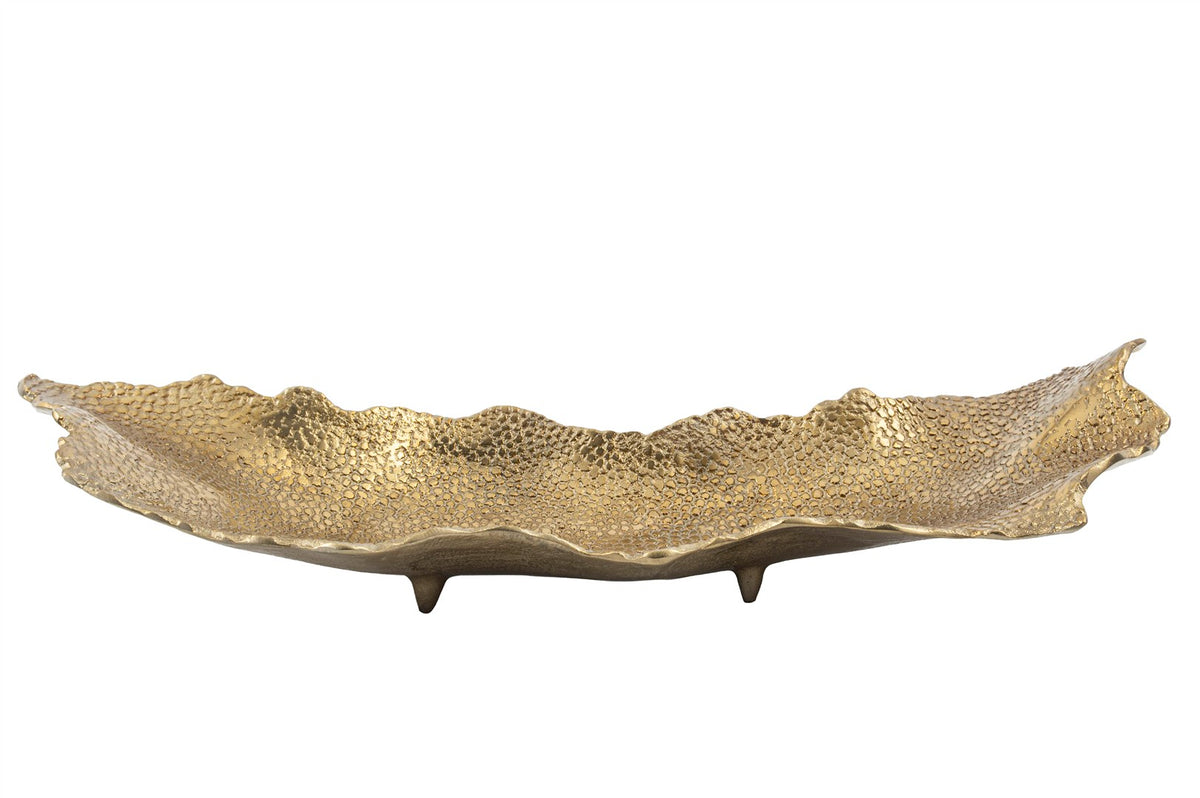 Mikasa Moor Antik Bronz Dövme Dekoratif Tabak 61x19x12cm