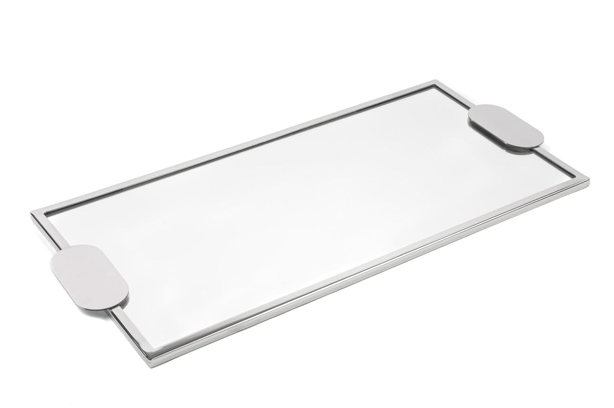 Mikasa Moor Gümüş Metal Dik Aynalı Tepsi 54x25x2cm