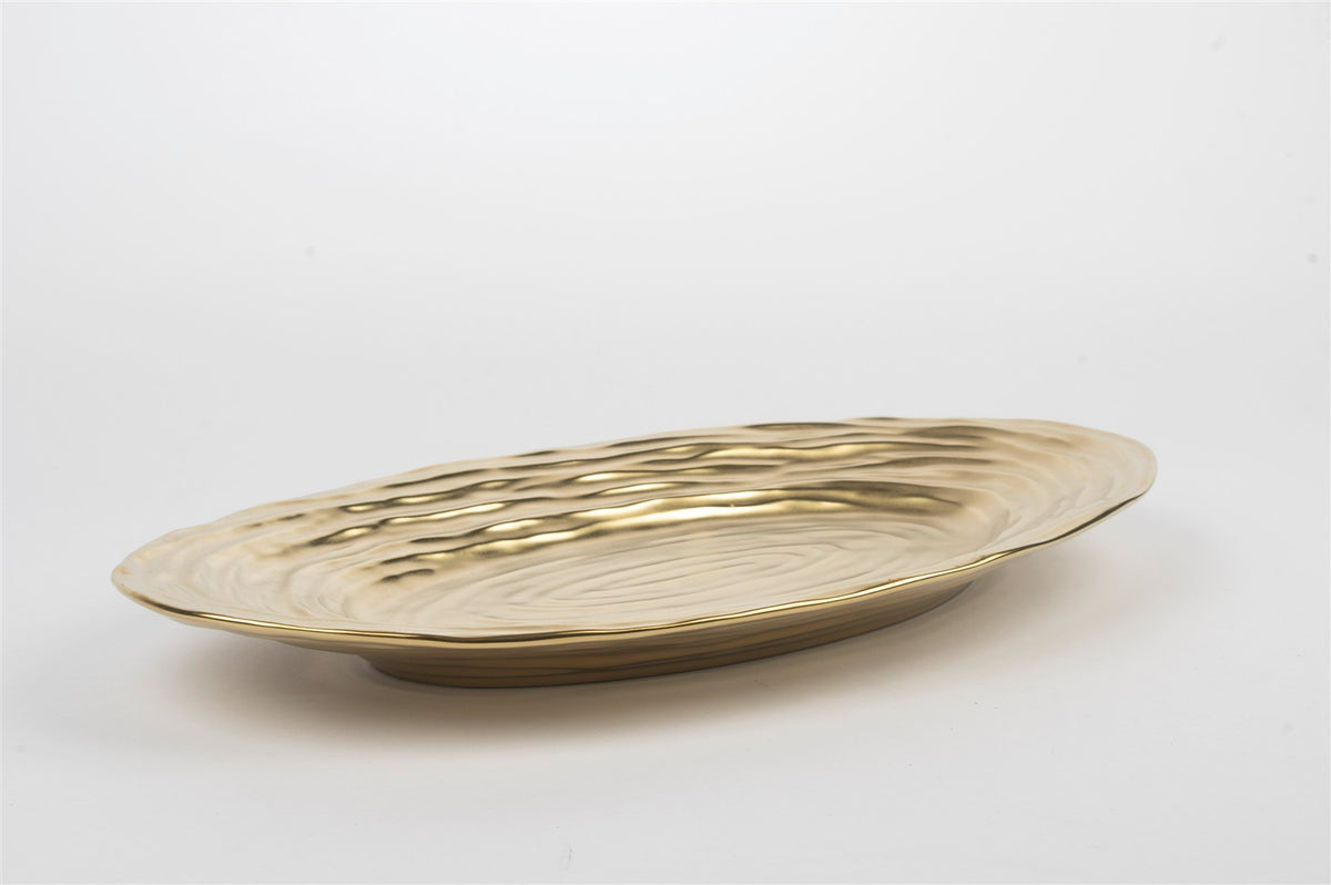 Mikasa Moor Ligne Dor Oval Sunum Tabağı 36x20cm