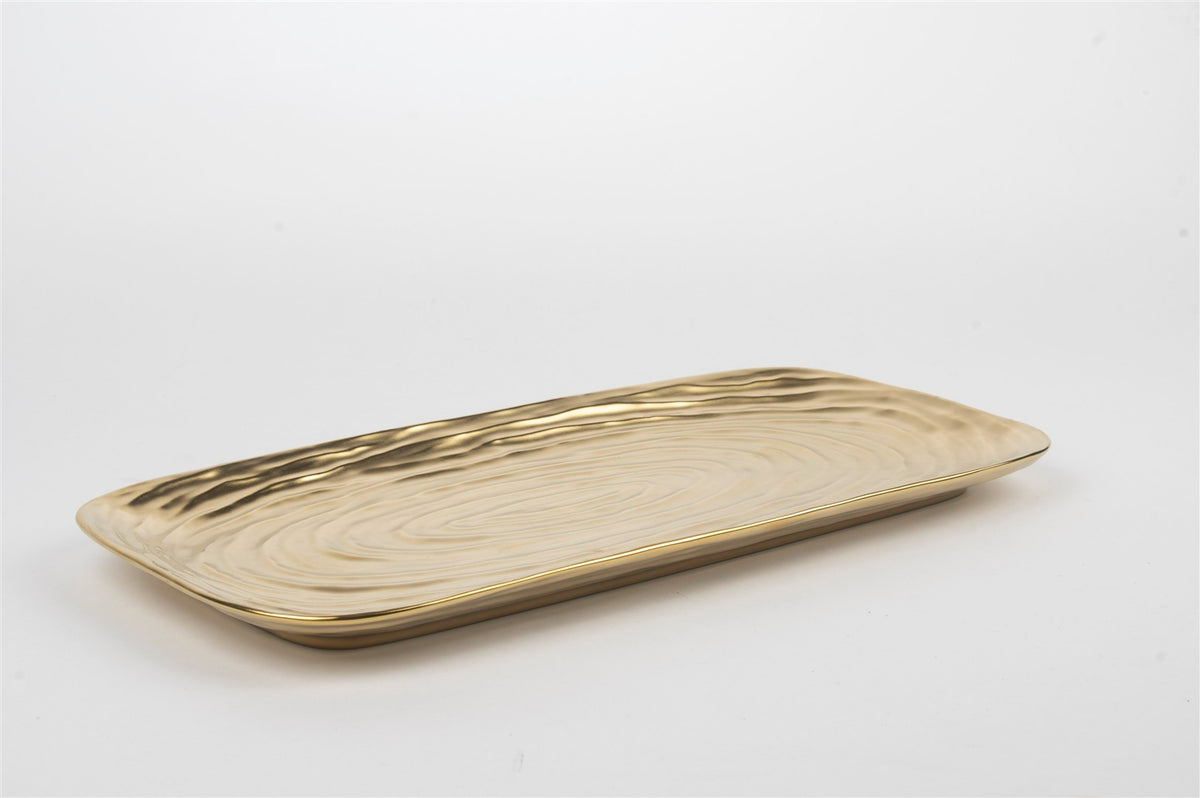 Mikasa Moor Ligne Dor Servis Tabağı 34x17cm