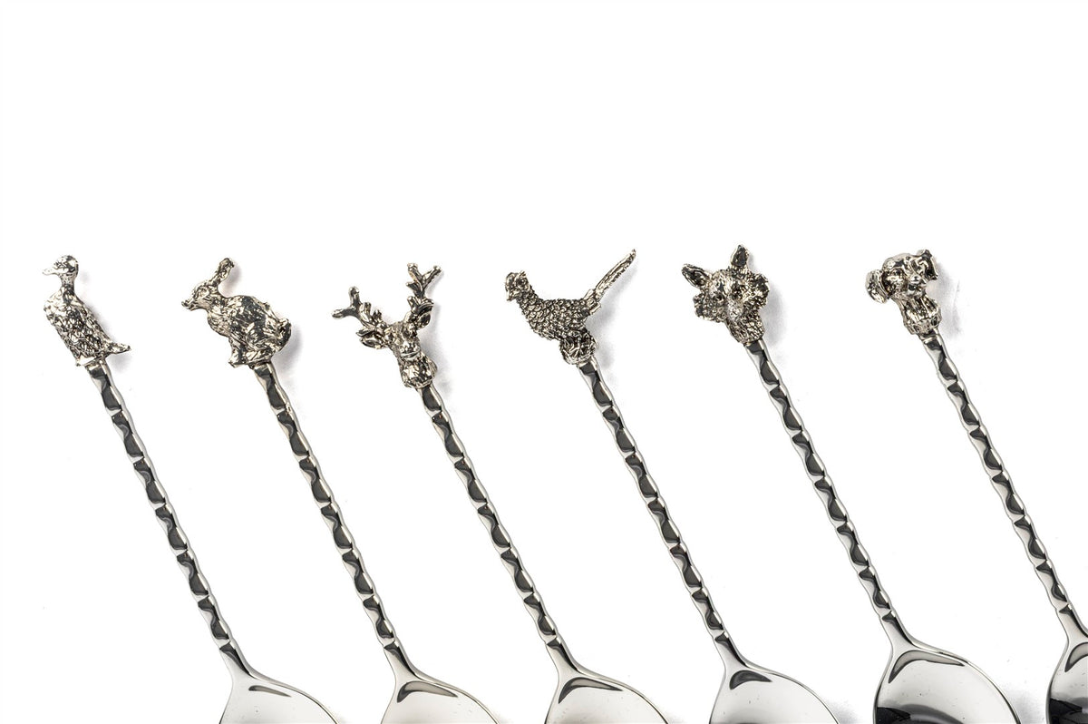 Mikasa Moor Silver 6lı Hayvan Figürlü Çay Kaşığı