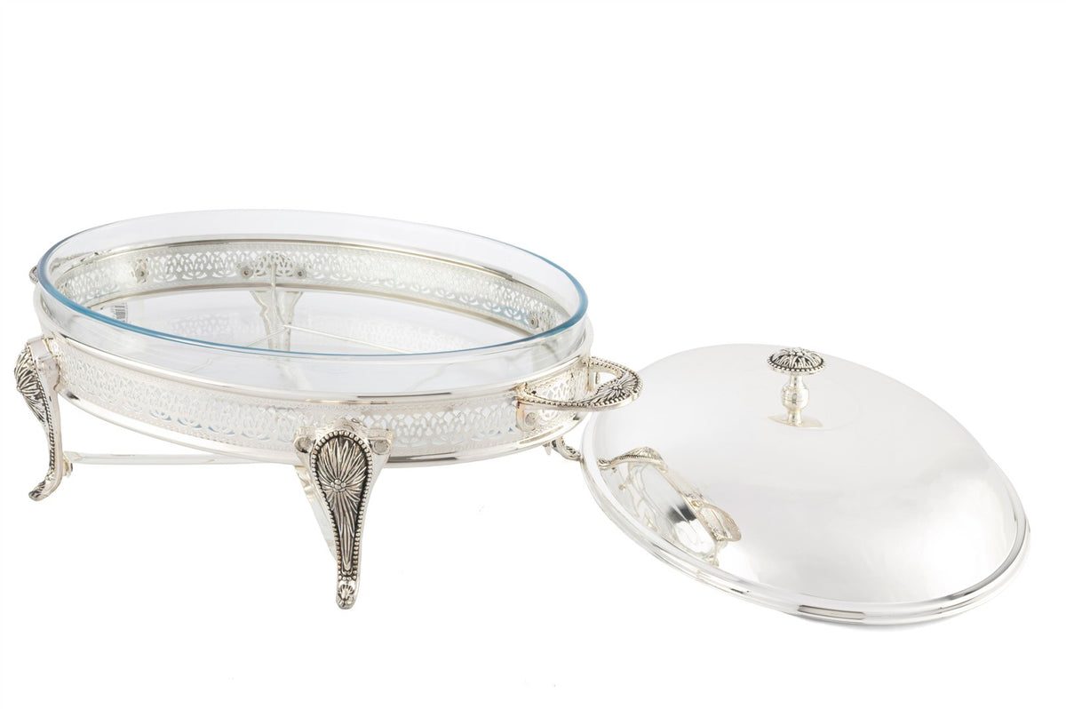 Mikasa Moor Brittany Oval Isıtıcılı Servis 46x25x21cm