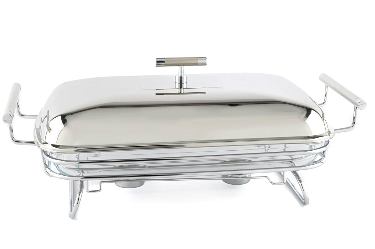 Mikasa Moor Perle Çelik Kapaklı Dik Isıtıcılı Servis 47x25x19cm
