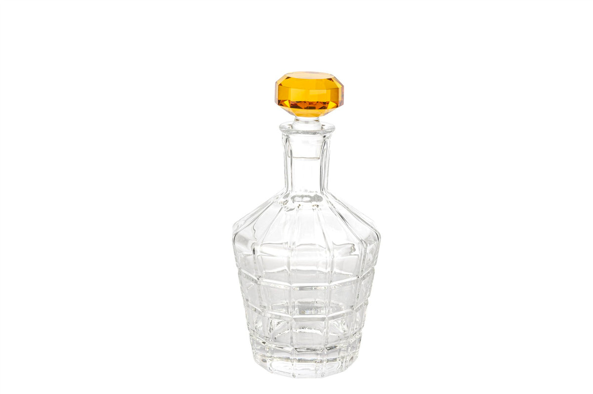 Mikasa Moor Sarı Kapak Kristal Şişe 13x24cm