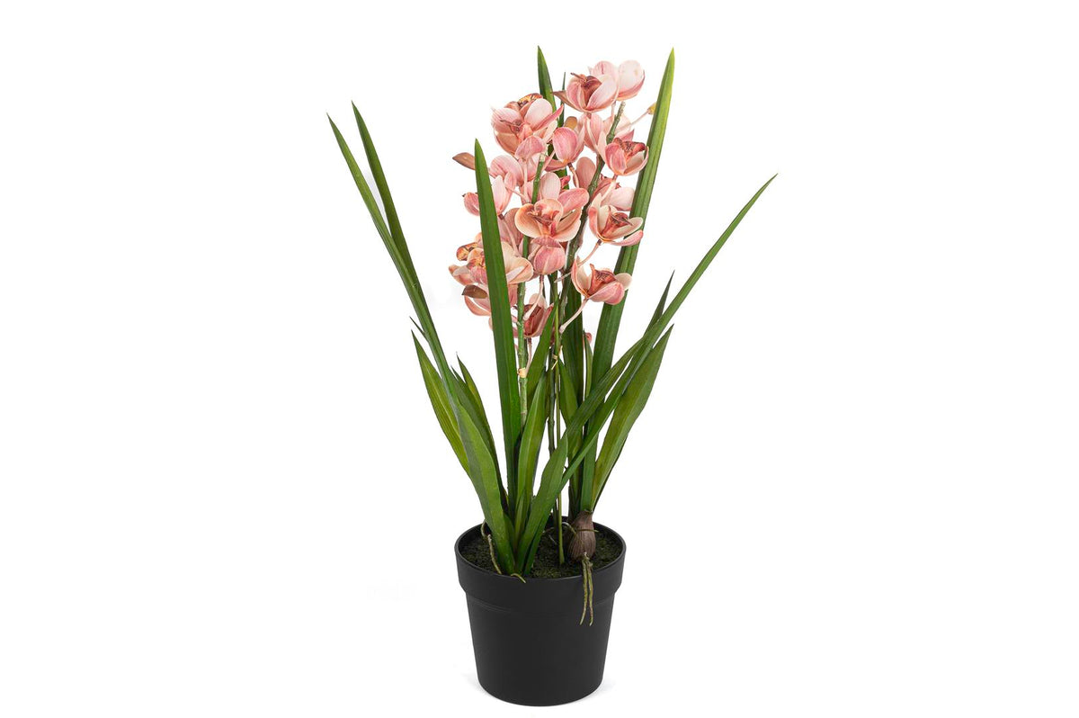 Mikasa Moor Pembe Yapay Simbidyum Orkide 58cm