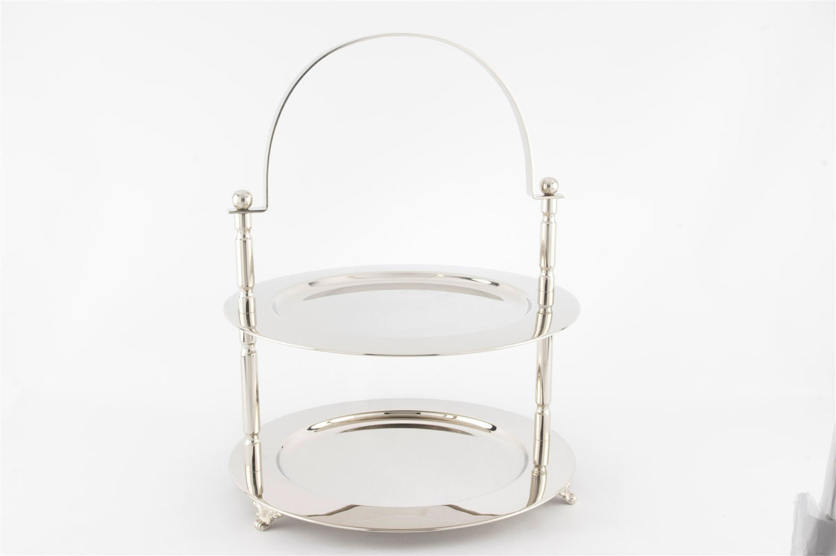 Mikasa Moor Silver 2Katlı Sunumluk 33x43cm