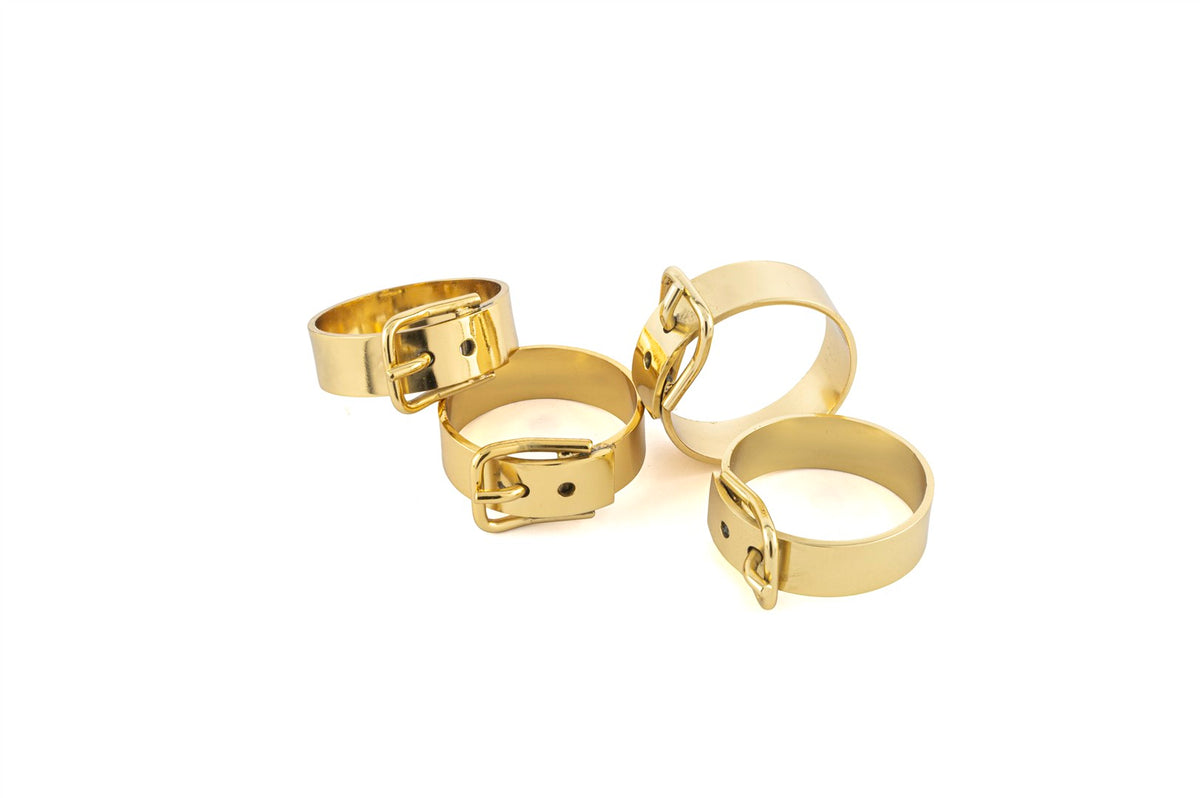 Mikasa Moor Gold Kemer 4lü Peçete Yüzüğü