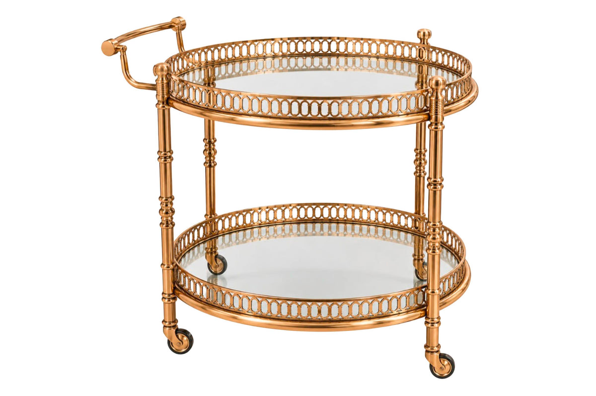 Mikasa Moor Antik Gold Servis Arabası 82x48x73cm