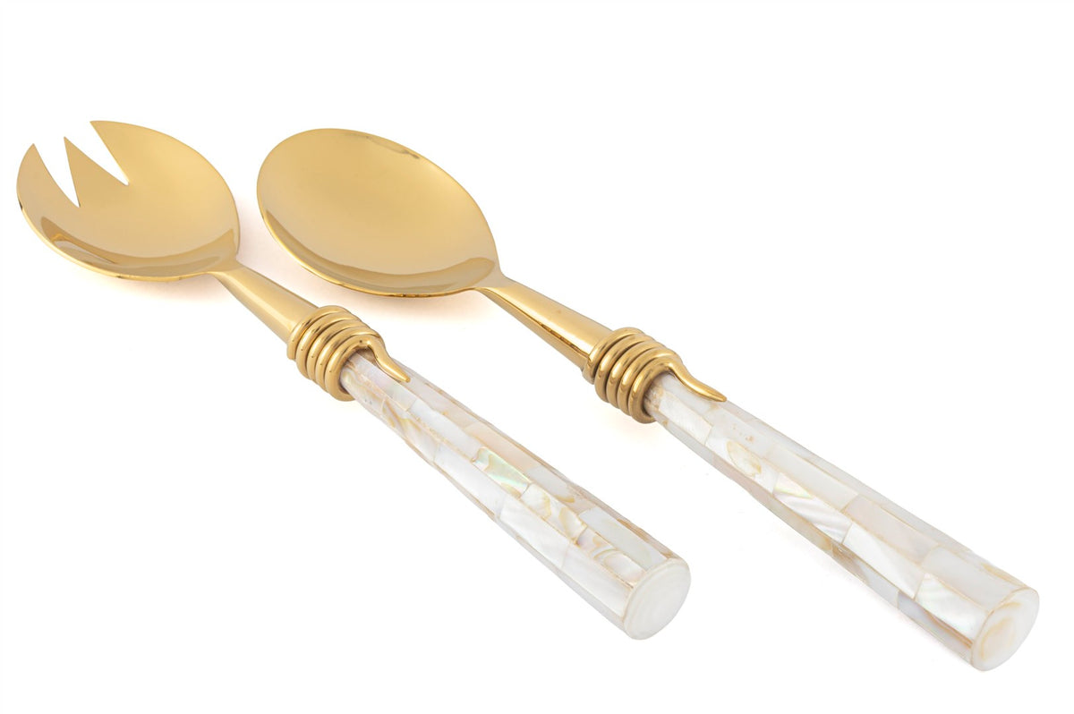 Mikasa Moor Gold Sedefli Salata Servis Set