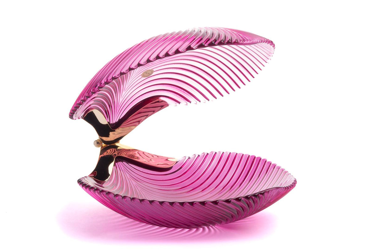 Mikasa Moor Magenta Gold Cam Deniz Kabuğu Obje 29x25x22cm