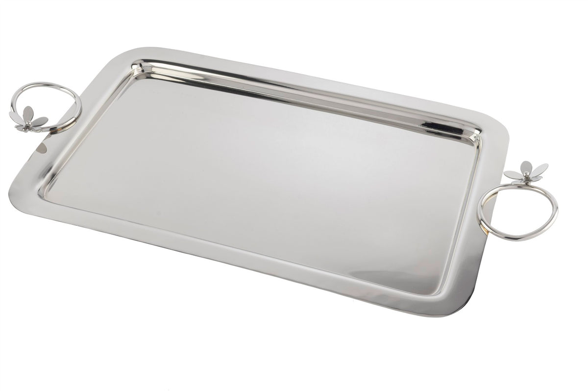 Mikasa Moor Flora Silver Tepsi 59x29cm