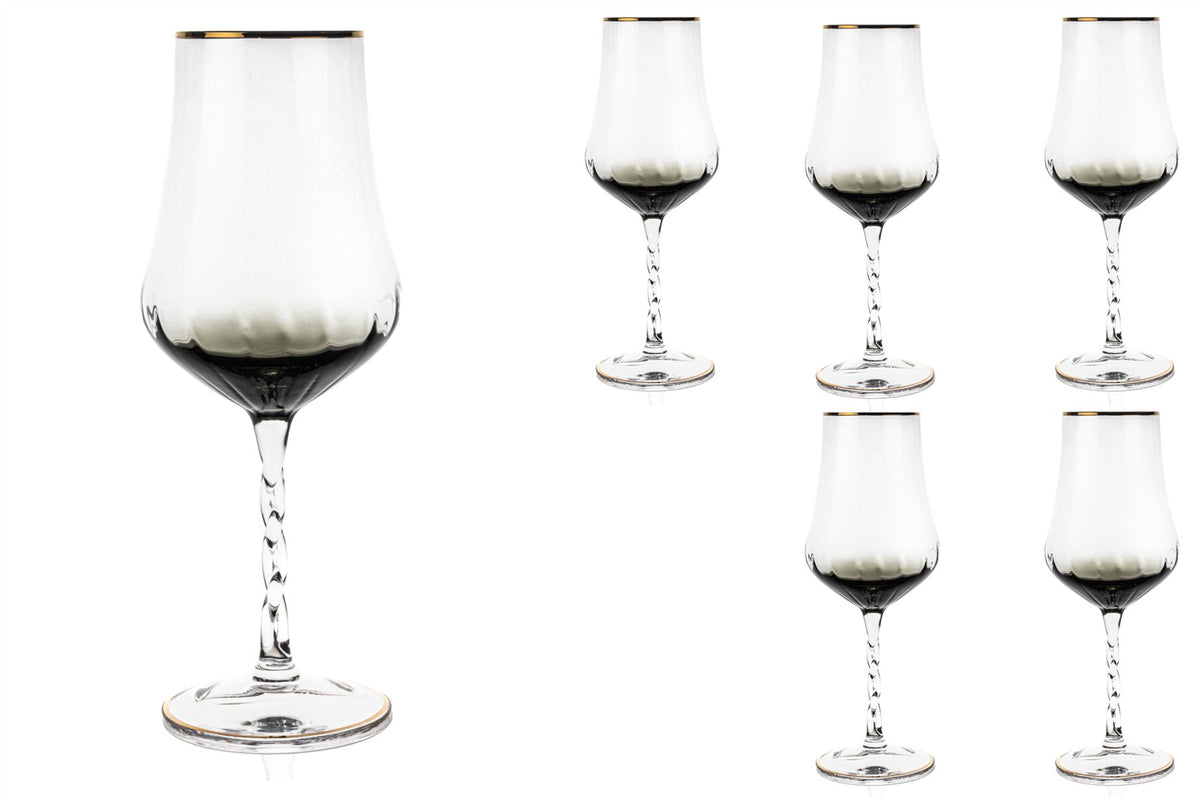 Mikasa Moor Gold Gri 6lı Kırmızı Şarap Kadehi 540ml