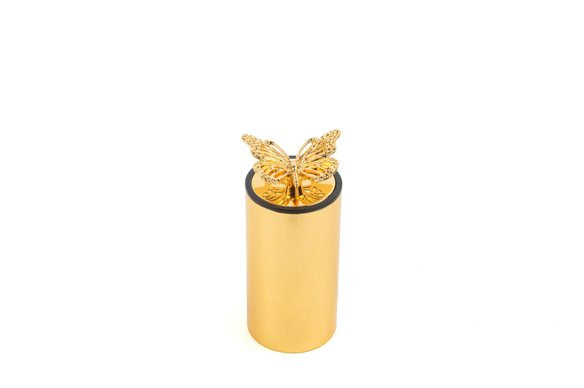 Mikasa Moor Gold Kelebek Detaylı Kürdanlık 10cm