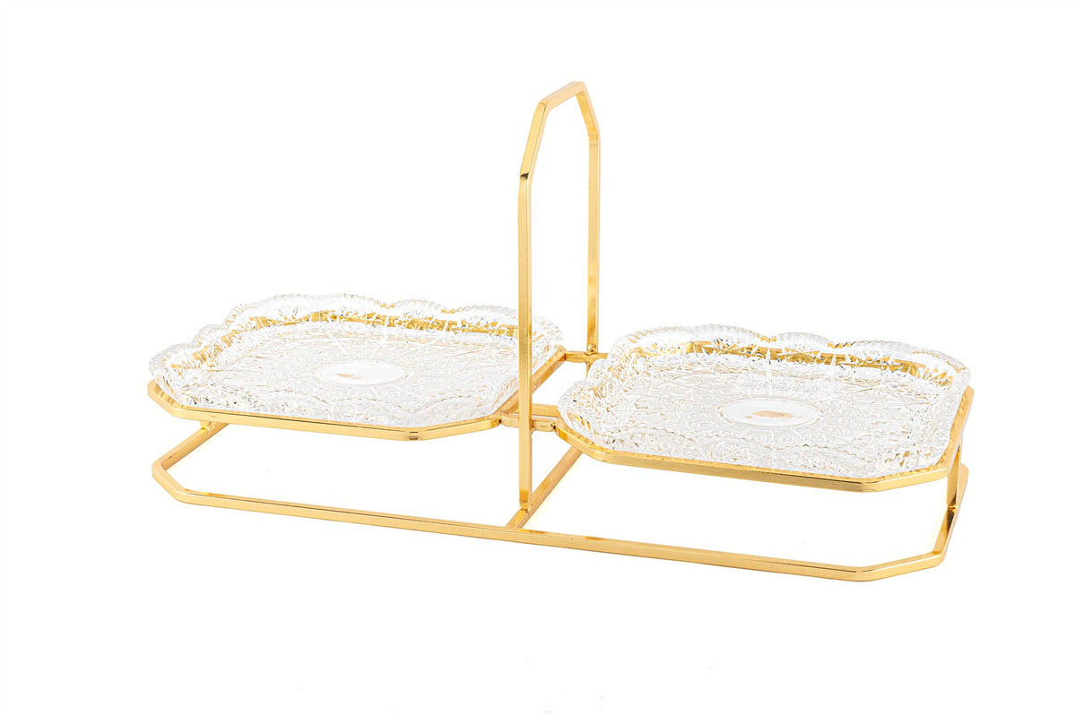 Mikasa Moor Gold Cam 2li Sunumluk 18x37x19cm