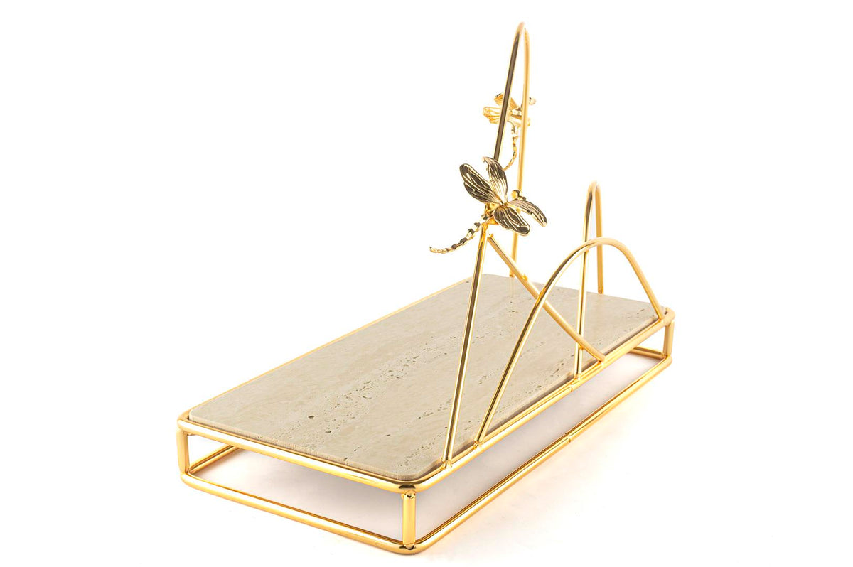 Mikasa Moor Gold Metal Granit Sunumluk 44x21x30cm