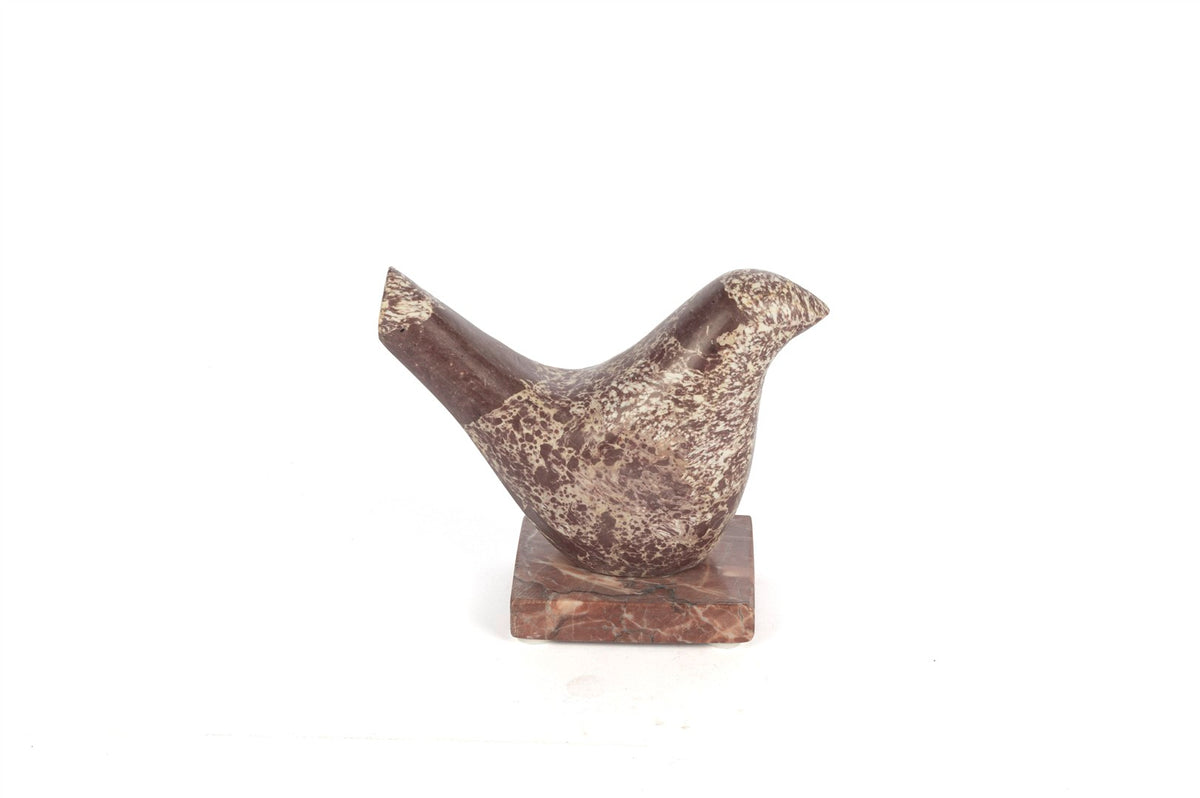 Mikasa Moor Bordo Mermer Kuş Dekor 14x12cm