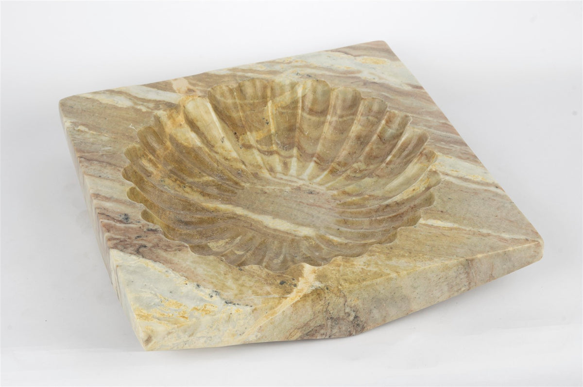Mikasa Moor Krem Mermer Dekoratif Kase 31x6cm