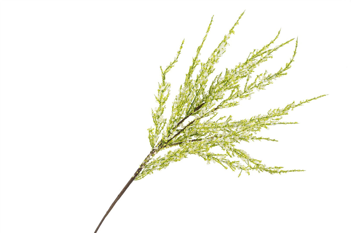 Mikasa Moor Yeşil Beyaz Yapay Lavanta 90cm