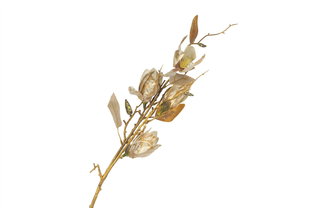 Mikasa Moor Sarı Gold Yapay Dal Çiçek 73cm