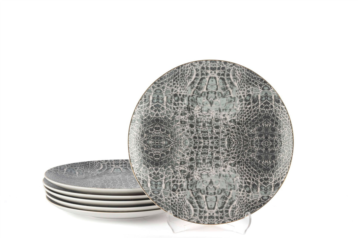 Mikasa Moor Croco 6lı Pasta Tabağı 20cm